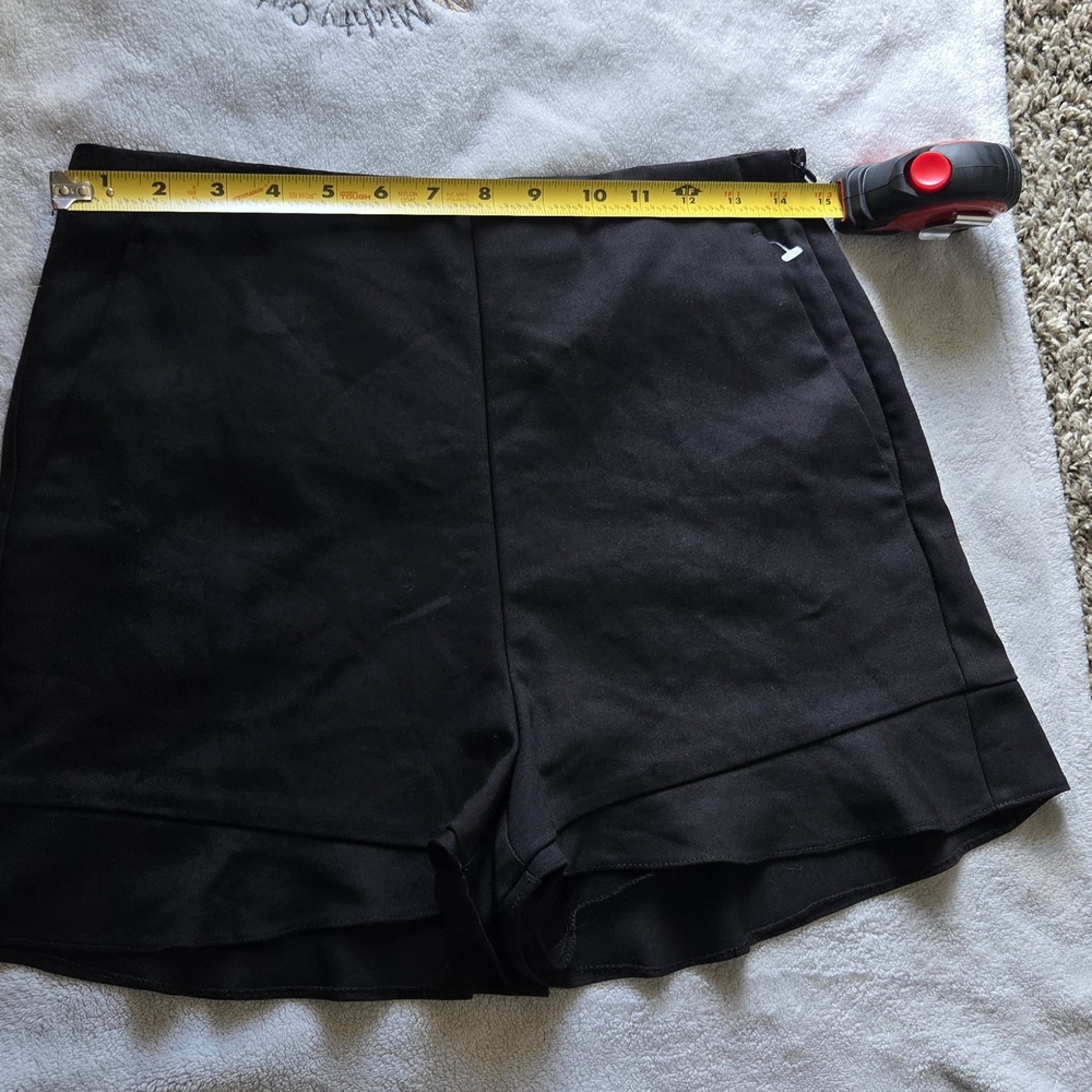 Zara Black High Waist Shorts Elegant and Versatile - Picture 7 of 8